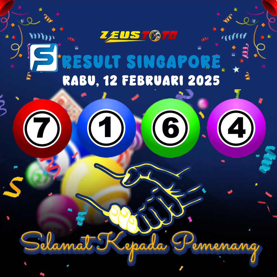 RESULT SINGAPORE HARI INI RABU 12 FEBRUARI 2025