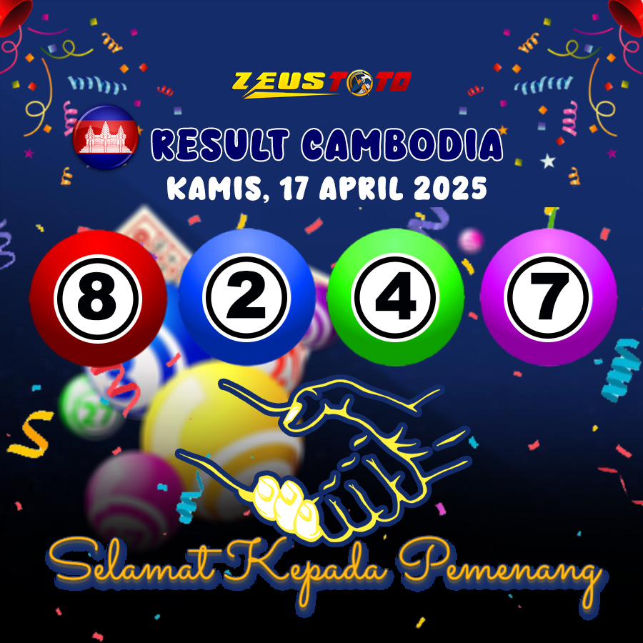 RESULT CAMBODIA HARI INI KAMIS 17 APRIL 2025