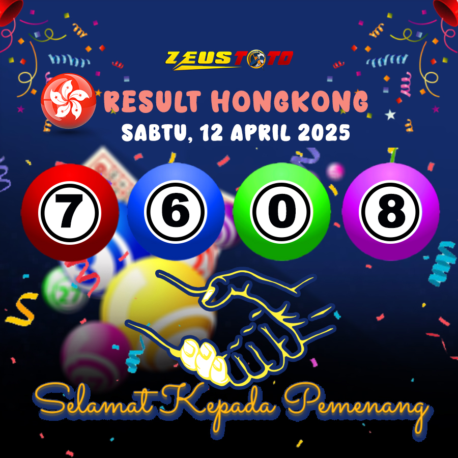 RESULT HONGKONG HARI INI SABTU 12 APRIL 2025