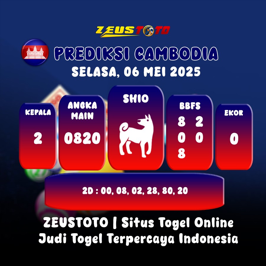 PREDIKSI TOGEL CAMBODIA HARI INI 06 MEI 2025