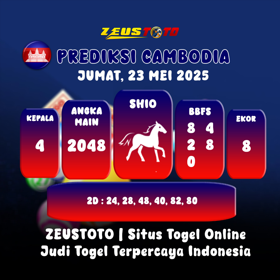 PREDIKSI TOGEL CAMBODIA HARI INI 23 MEI 2025