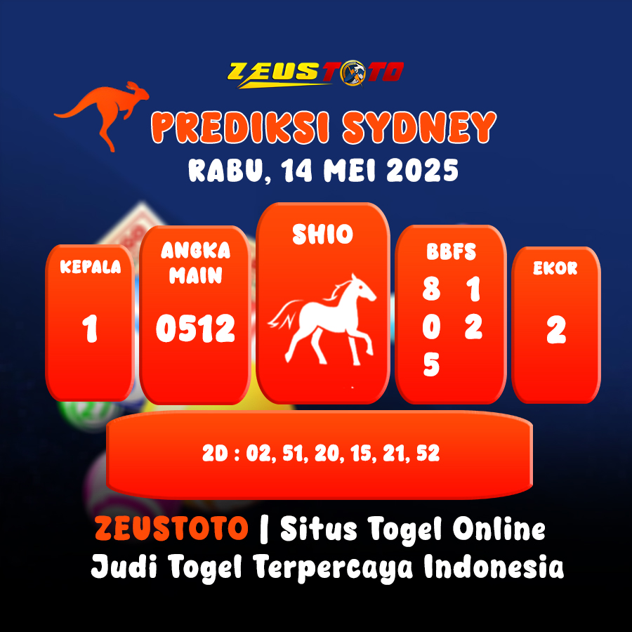 PREDIKSI TOGEL SYDNEY HARI INI 14 MEI 2025
