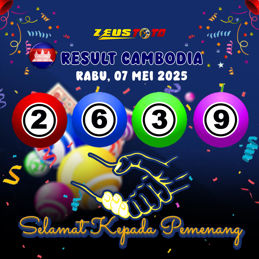RESULT CAMBODIA HARI INI RABU 07 MEI 2025