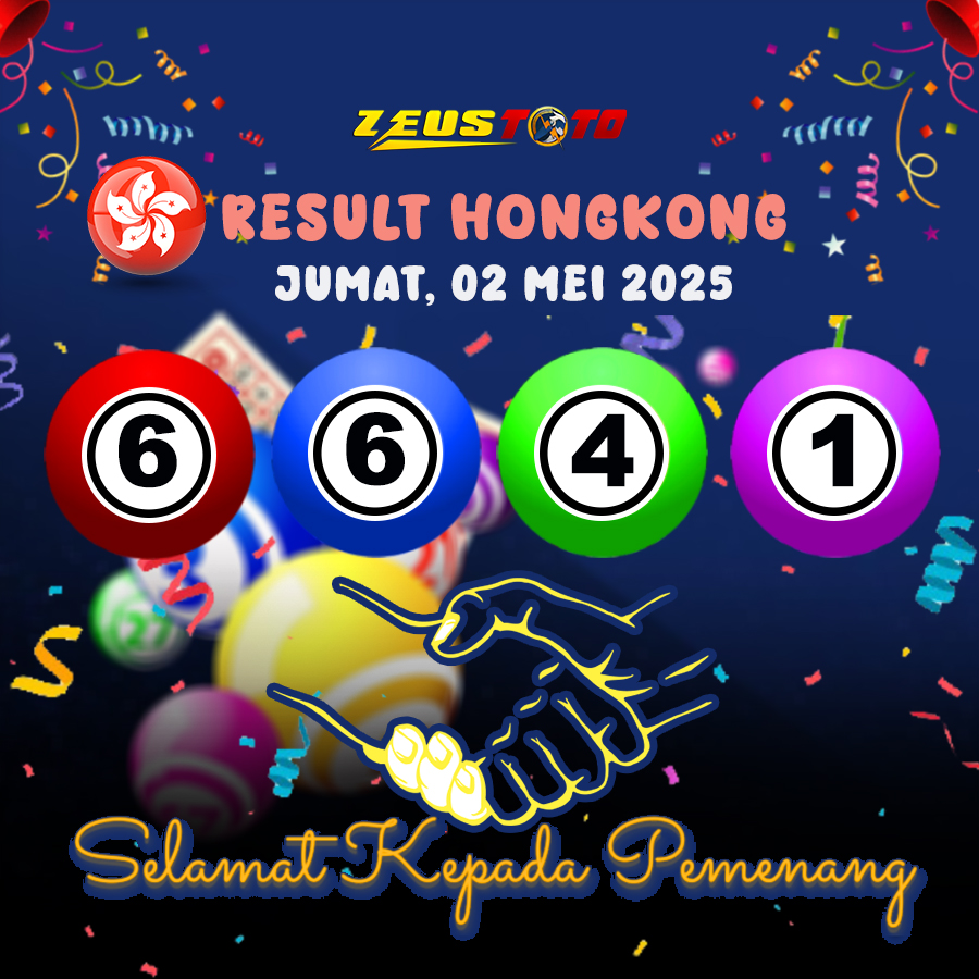 RESULT HONGKONG HARI INI JUMAT 02 MEI 2025