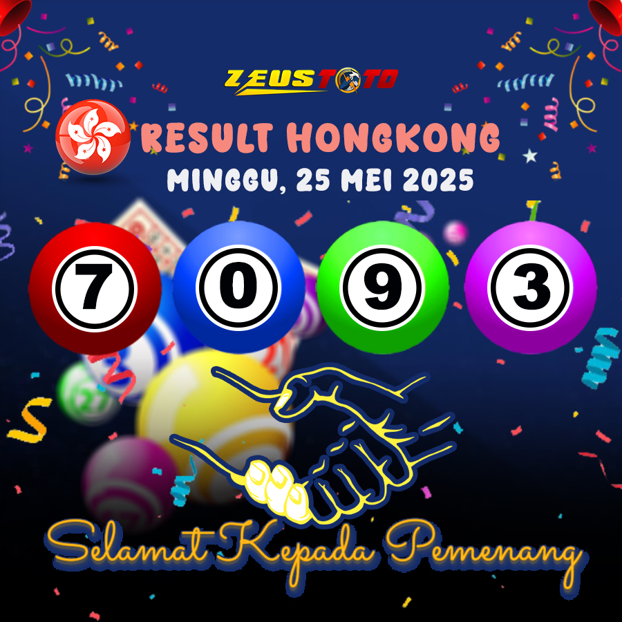 RESULT HONGKONG HARI INI MINGGU 25 MEI 2025