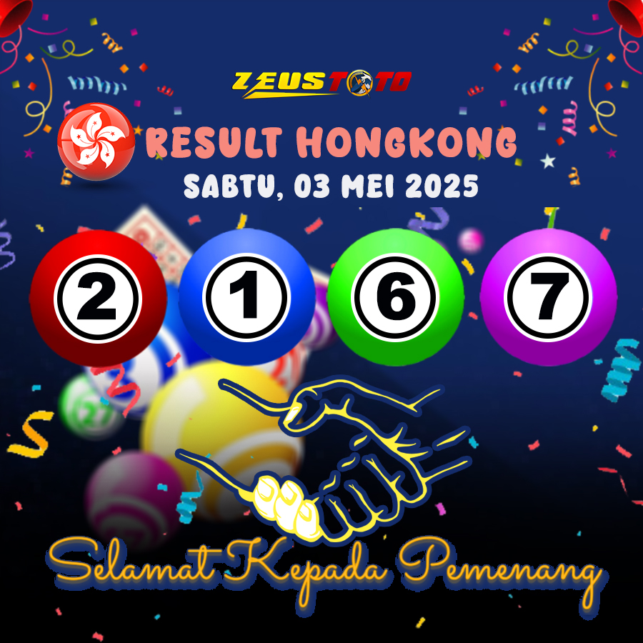 RESULT HONGKONG HARI INI SABTU 03 MEI 2025