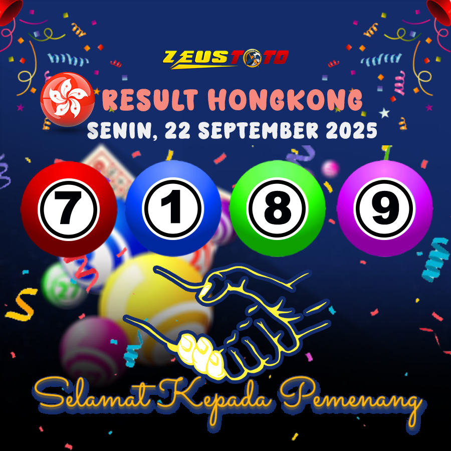 RESULT HONGKONG HARI INI SENIN 22 SEPTEMBER 2025