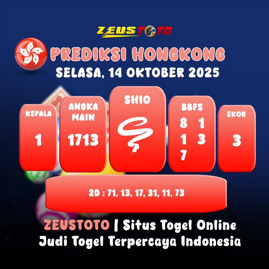 PREDIKSI TOGEL HONGKONG HARI INI 14 OKTOBER 2025